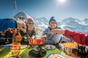 Fondue-Plausch auf der Kleinen Scheidegg